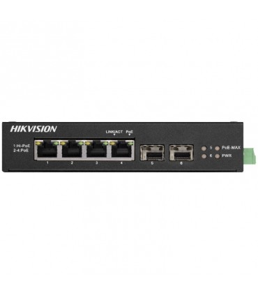 Hikvision DS-3T0506HP-E/HS 4-Ports POE Switch 60W 301801602
