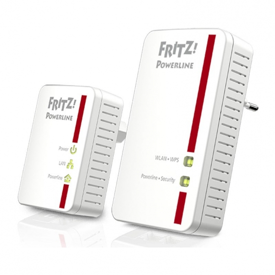 Netzwerkerweiterung Lan und Wifi Powerline Fritzbox 540E 1GBE 20002684