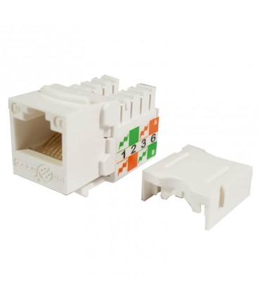 Buchse Item RJ45 U/UTP kabel cat.5E Weißen 50101