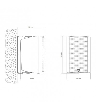 RCF drehbar 2-Wege IP55 15/30W 13000049 DM 41