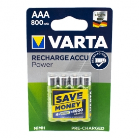 More about Varta wiederaufladbare Batterie AAA 800mAh Blister 4 Stück 56703101404