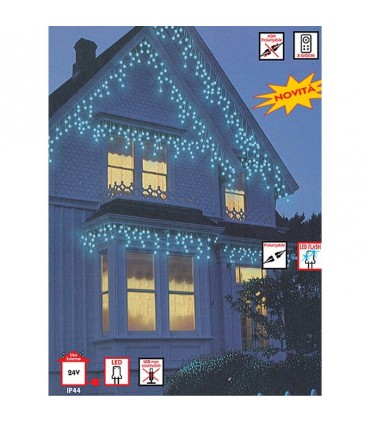Wimex Weihnachtslichterkette ICICLE SNOWFALL mit 96 weißen LEDs 4501920X
