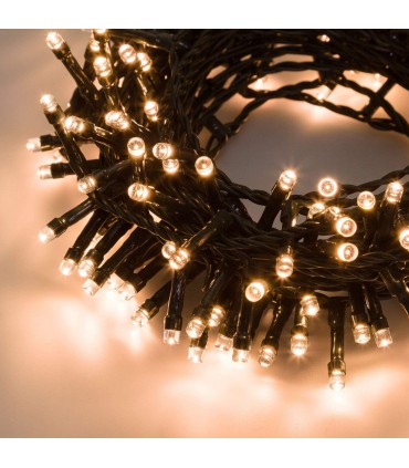 Serie weihnachtsbeleuchtung Wimex 180 LEDS warmweiß kabel schwarz 4501992X