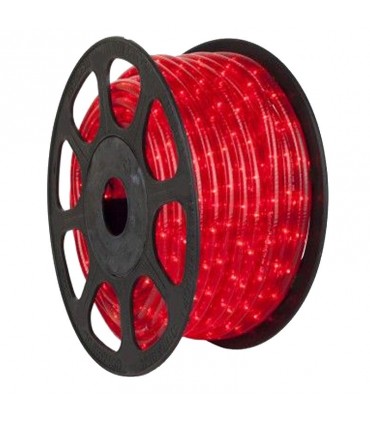 Wimex 2-Draht-Weihnachtslichtschlauch Rot 45 Meter 4502021