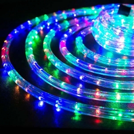 More about Wimex 2-Draht horizontale LED-Lichtschlauch Ø 13 mm 10 m Multicolor 4502506X