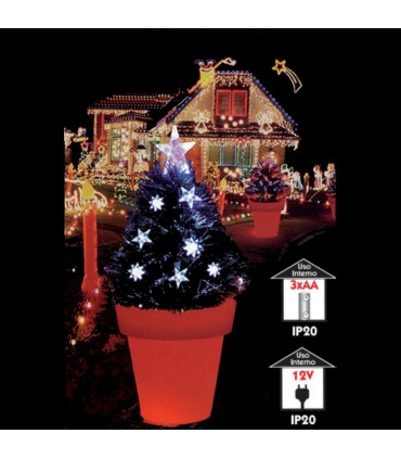 Wimex RGB LED-Baum mit Vase (Multicolor) 90 cm 4504126