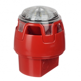 Noifier Rotes elektronisches Signalgerät mit Blinklicht mit roter LED CWSS-RR-W5