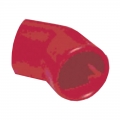Notifier 45°-Biegung, ABS, Farbe rot. 25mm Außendurchmesser FAA-E25-45R