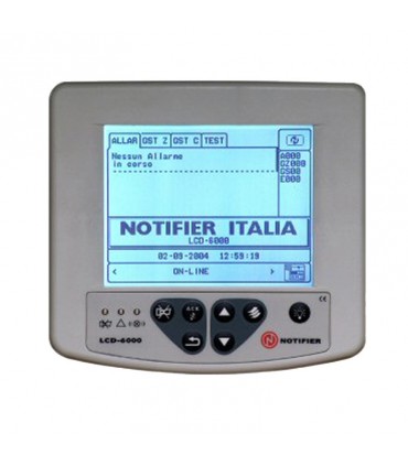 LCD-Repeater-Panel für Notifier-Bedieneinheiten der AM-Serie LCD6000N