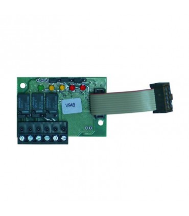 Notifier Kopplerplatine 3 Relais für Detektoren der Serie VGS SKBR3N.