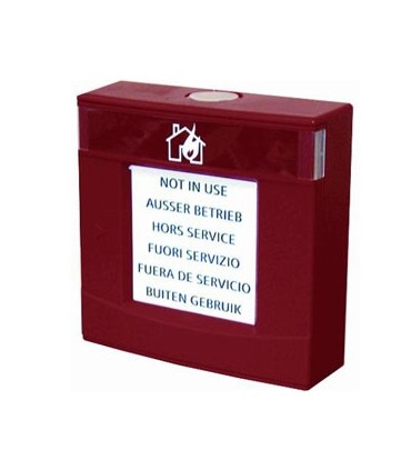 Siemens rotes Gehäuse mit Glas und Feuerschlüssel A5Q00004023