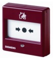 Siemens konventioneller Handtaster mit Brandschutzschieber FDM1101A-RG