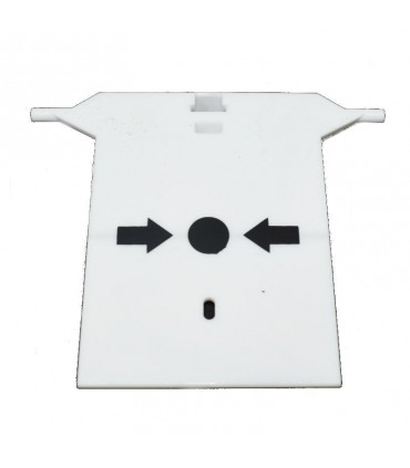 URMET Ersatzglas für Drucktaste 1043/143 und 1043/243.