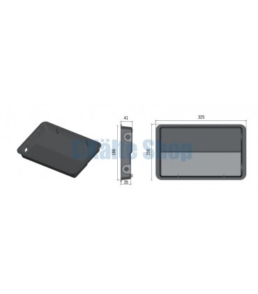 Verdunsterschale 1.5L 325x200x41mm