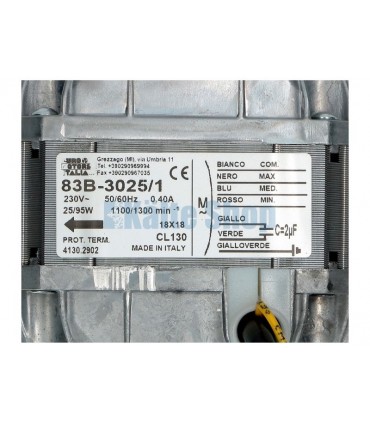 Lüftermotor 25W 83B-3025/1