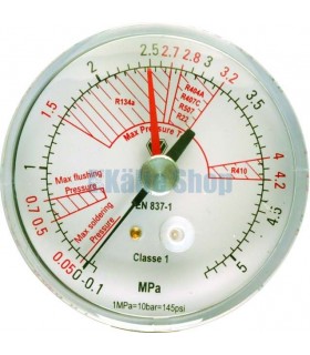 Manometer 80mm K1 Drucktest Wigam