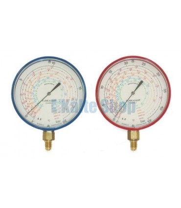 Alu-Manometer 100mm/T HD Blondelle
