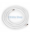 Isoliertes Kupferrohr 1/4"-0,8mm 25m Bund