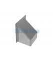 Wanddurchführung Alu 150x150mm