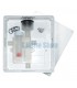 Siphon Double mit horizontalem Auslauf