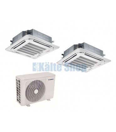 Klimaanlage Kassette 2x7,0kW TWIN KCD-24HRG32T Kaisai