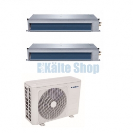 Klimaanlage Kanalgerät 2x5,3kW TWIN 2-KTI-18HWF32 Kaisai