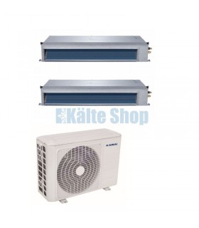 Klimaanlage Kanalgerät 2x5,3kW TWIN 2-KTI-18HWF32 Kaisai