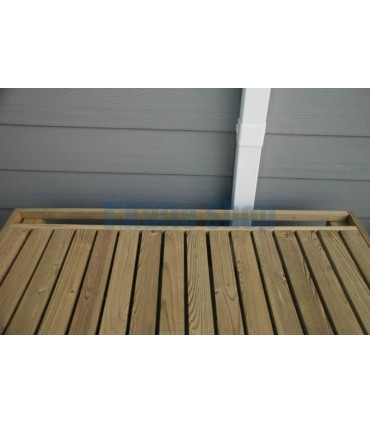 Verkleidung Außeneinheit Holz 950x500x700mm