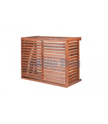 Verkleidung Außeneinheit S behandeltes Holz 680x900x450mm