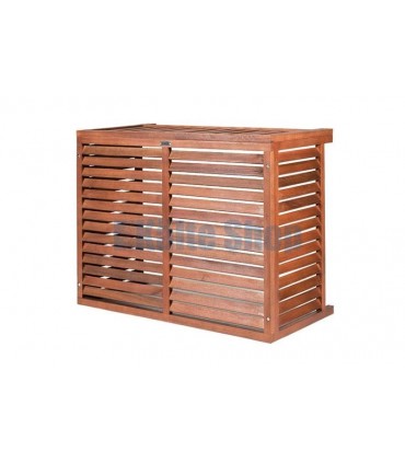 Verkleidung Außeneinheit M behandeltes Holz 835x1050x510mm