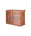 Verkleidung Außeneinheit M behandeltes Holz 835x1050x510mm