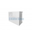 Verkleidung Außeneinheit S Alu RAL9010 680x900x450-550