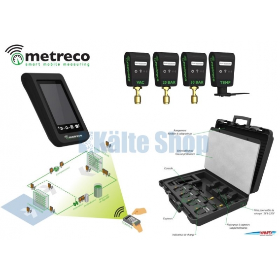Digitale Monteurhilfe wireless MT02ST Komplettset Metreco