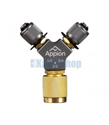 Y-Stück Megaflow Speed-Y, 3/8"SAE auf 3/8"SAEF Appion