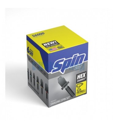 Aufweitset S6000 1/4"-3/8"-1/2"-5/8"-3/4"-7/8" Spin