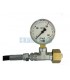 Umfüllschlauch Stickstoff m. Manometer 1m