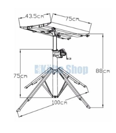 Elektrischer Montagelift 2,6m/120kg CM270 KSF