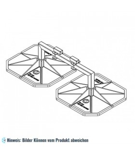 Unterbau "I Beam" - 600 kg Fuss 450x450 mm - nicht regelbar