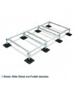 Rahmenkonstruktion - 3000x1500 mm, 450 mm Fuss