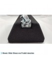 Bodenkonsole 250x180x95 mm, Traglast 160 kg pro Fuß mit Führungsschiene