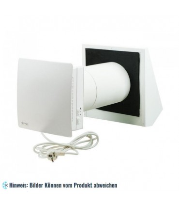 Lüftungsanlage (dezentrales Lüftungsgerät) KWL (kontrollierte Wohnraumlüftung) TwinFresh Comfo RA1 -50 mit Fernbedienung, max. F
