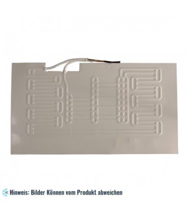 Verdampferplatte 400 x 750 mm, Auslaufrohr, POLAR, eloxiert