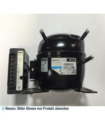 Kompressor Danfoss Secop BD35-B, 101Z0205, LBP/MBP/HBP - R134a, 12/24V DC & 100-240V AC 50/60Hz, mit Anlaufelektronik 101N0212 -