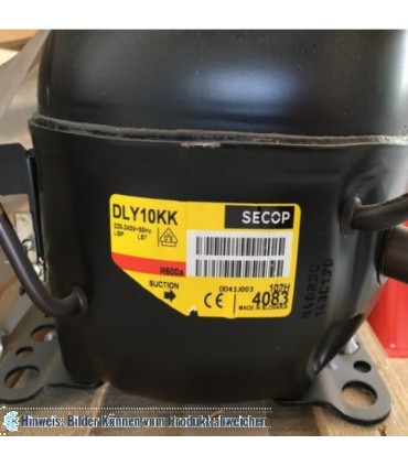 Kompressor Danfoss Secop DLY10KK, LBP - R600a, 220-240V, 50 Hz, 102H4083