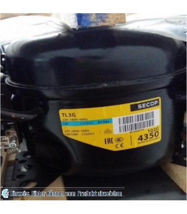Kompressor Danfoss Secop TL3G, LBP/HBP - R134a, 220-240V, 50/60Hz, 102G4350, mit LST-Relais, ohne Starteinheit/Auflaufkondensato
