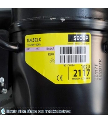 Kompressor Danfoss Secop TL4.5CLX, LBP - R404A, R507, 220-240V, 50Hz, 102U2117 - nicht lieferbar, ersetzt durch Nachfolger