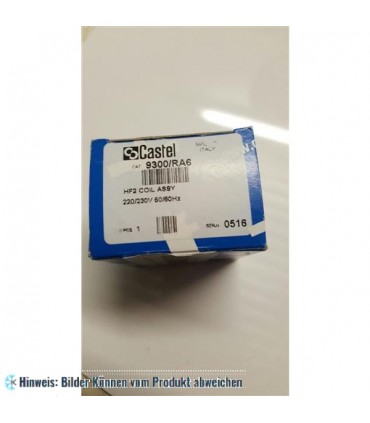 Magnetspule Castel HF2, 9300/RA6, 8W, 220/230V, 50/60Hz