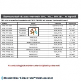 Thermostatisches Expansionsventil Honeywell, TMVX-00105, R134a, R401A, R22, R407C, R407A, R422D, R404A, R507A, R402A, R407B, R41