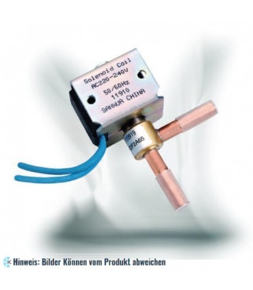 Magnetventil Sanhua NC, kv 0.80, Löt 1/4", FDF2A94, ohne Spule