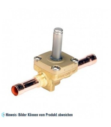 Magnetventil Danfoss EVR 15 NC, Lötanschlüsse 7/8" SAE, kv 2,60